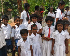 Sri lankan children